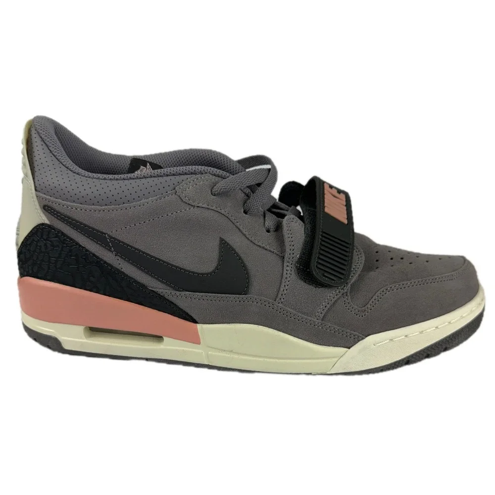 Jordan Legacy 312 Low Mens 12 Gunsmoke Coral Stardust Grey‎ Sneakers CD7069-002